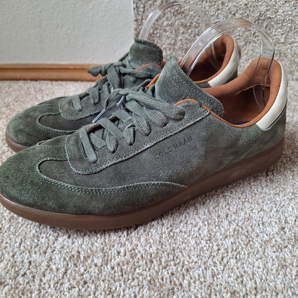 Cole Haan Green and Brown Sneakers - Picture 1 of 12